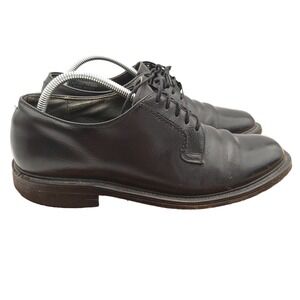Vintage Hanover Oxford Shoes Mens 9.5 D/B  Black Leather USA‎ Made